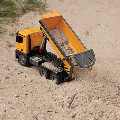 Top Race Remote Control Construction Dump Truck, RC Dump Truck Toy, Construction Toys