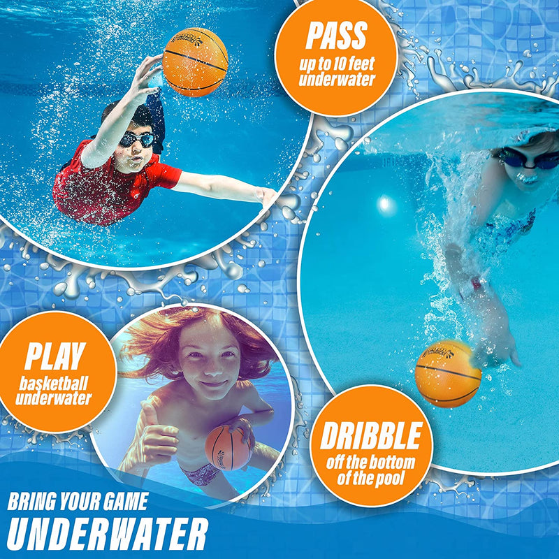 Botabee 9 Underwater Basketball Pool Ball | Unique, Pool Basketball Water Ball for Under