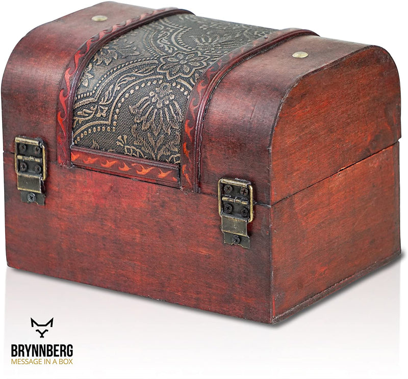 Treasure chest 18x13x13cm wooden chest treasure chest vintagelook pirate treasure hunt