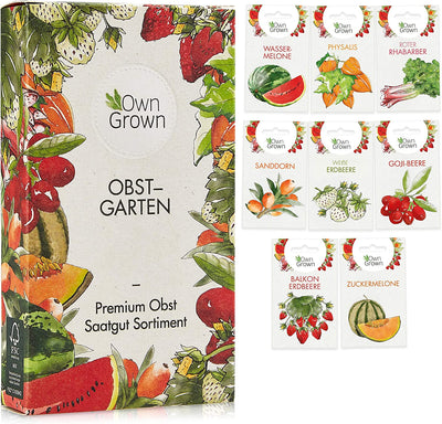 Fruit seed seed set garden fruit seeds with 8 types of fruit plants for garden